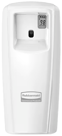 AIR FRESHENER DISPENSER, RUBBERMAID, MICROBURST 9000, 107.2 OZ, WHITE MAIN