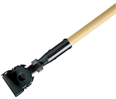 DUST MOP HANDLE, RUBBERMAID, WOODEN, SWIVEL, SNAP-ON, 60" THUMBNAIL