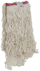 MOP HEAD, RUBBERMAID, SUPER STITCH, 24 OZ BLEND, WET MOP, 1" HEADBAND, WHITE, 6/CT THUMBNAIL