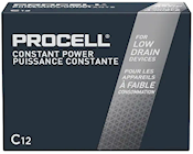 BATTERIES, DURACELL PROCELL, ALKALINE, C, 12/CT THUMBNAIL