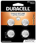 BATTERIES, DURACELL 2032, LITHIUM, 3V, 4/CT THUMBNAIL