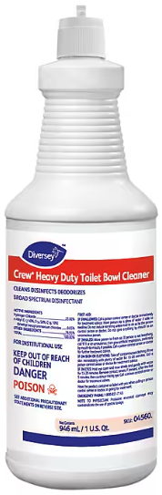 TOILET BOWL CLEANER, CREW HEAVY DUTY, MINT SCENT, 32 OZ., 12/CT MAIN