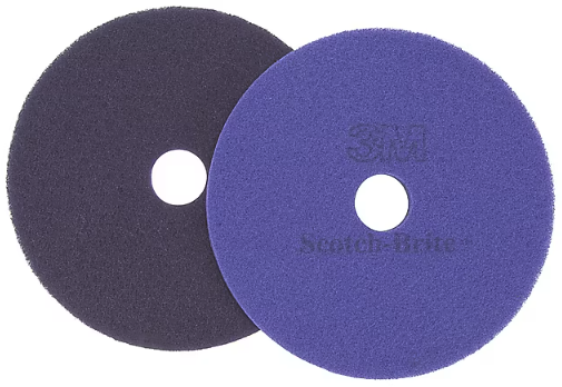 20", PURPLE DIAMOND, FLOOR PADS, FOR MARBLE/SLATE, 3M, 5/CT MAIN