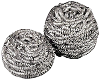 SCRUBBER, BRUSH, STAINLESS STEEL, SCOTCH-BRITE, 12/CT MAIN