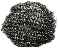 SCRUBBER, BRUSH, STAINLESS STEEL, SCOTCH-BRITE, 1/EA MAIN