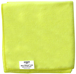 CLOTHS, MICROFIBER, UNGER, YELLOW, 10/CT LARGE