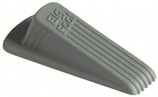DOOR STOP, MASTER BIG FOOT, RUBBER, GREY, 2/CT THUMBNAIL