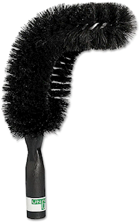 PIPE BRUSH, UNGER, WIRE/POLYPROPYLENE BRISTLE, BLACK, 11" MAIN