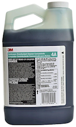 BATHROOM CLEANER, DISINFECTANT, 3M 4A, CONCENTRATE, 1/2 GALLON, 4/CT LARGE