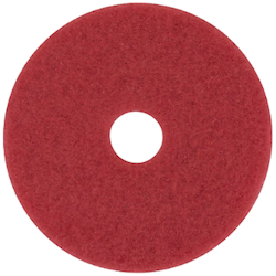 11", RED, BUFFING PADS, 3M, 5/CT LARGE