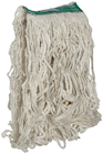 WET MOP, RUBBERMAID, COTTON, 1" HEADBAND, WHITE, 20 OZ, 6/CT THUMBNAIL