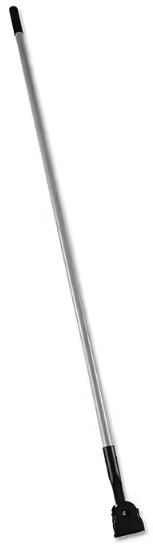 DUST MOP HANDLE, RUBBERMAID, SNAP-ON, FIBERGLASS, GREY/BLACK, 60" THUMBNAIL
