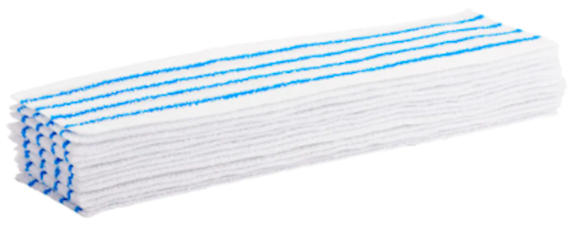 CLEANING PADS, RUBBERMAID, WHITE/BLUE, 150/CT LARGE