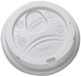 LIDS, PLASTIC, LARGE, DIXIE, WHITE, 1000/CT LARGE