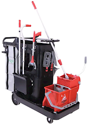 CLEANING CART, UNGER, RESTROOM, KIT LARGE
