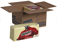 DUSTING CLOTHS, GP PRO, BRAWNY PROFESSIONAL, DISPOSABLE, YELLOW, 24" X 24", 200/CT THUMBNAIL