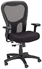 OFFICE CHAIR, ERGONOMIC, MESH, TEMPUR-PEDIC, SWIVEL, TASK CHAIR, BLACK THUMBNAIL