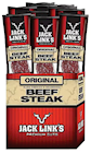 BEEF JERKY, JACK LINK'S, ORIGINAL BEEF STEAK, 1 OZ., 12/CT THUMBNAIL