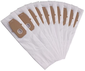 VACUUM BAGS, UPRIGHT, HOOVER CU2, WHITE, 10/CT LARGE