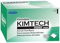 WIPES, DELICATE TASK, KIMTECH SCIENCE, WHITE, 286/CT THUMBNAIL