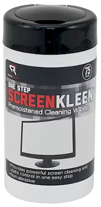 WIPES, SCREENKLEEN, PREMOISTENED, 75 WIPES/CT MAIN