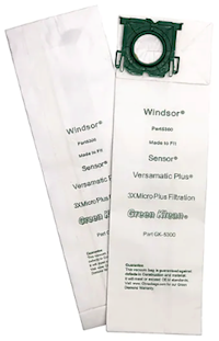 VACUUM BAGS, FILTER, GREEN KLEAN, TRIPLE LAYER, 10/CT MAIN