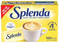 SWEETENER, SPLENDA, ARTIFICIAL, 100/BX MAIN