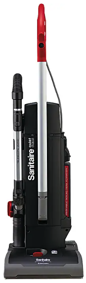 VACUUM, UPRIGHT, SANITAIRE QUIETCLEAN, RED/BLACK THUMBNAIL