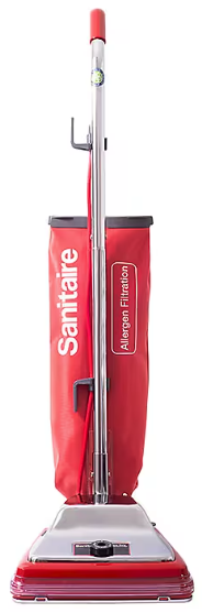 VACUUM, UPRIGHT, SANITAIRE TRADITION, CORDED, RED THUMBNAIL