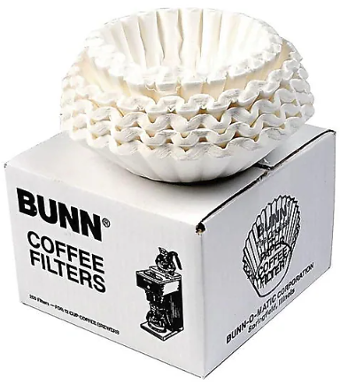 COFFEE FILTERS, BUNN, 12-CUP, BASKET, 250/CT THUMBNAIL
