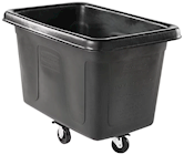 CUBE TRUCK, RUBBERMAID, BLACK, 8 CUBIC FT THUMBNAIL