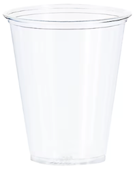CUPS, COLD, SOLO, CLEAR, 7 OZ., 50/CT LARGE