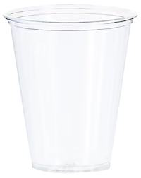 CUPS, COLD, SOLO, CLEAR, 7 OZ., 50/CT MAIN