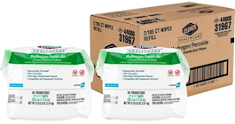 DISINFECTANT WIPES, CLOROX HEALTHCARE, REFILL, 370 WIPES/CT THUMBNAIL