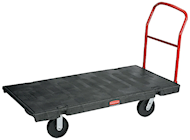 PLATFORM TRUCK, 2000 LB CAPACITY, BLACK THUMBNAIL