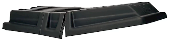 TILT TRUCK LID, RUBBERMAID, HINGED, DOME, BLACK THUMBNAIL