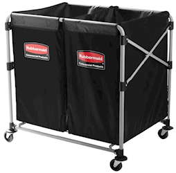CART, RUBBERMAID, COLLAPSIBLE, X-CART, BLACK, 220 LB CAPACITY LARGE