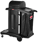 CLEANING CART, RUBBERMAID, JANITORIAL, HIGH SECURITY, 2-SHELF THUMBNAIL