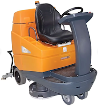 AUTO SCRUBBER, TASKI SWINGO, 4000B RIDE-ON, WITH PAD DRIVER MAIN