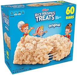RICE KRISPIES TREATS BARS, MARSHMALLOW, 0.78 OZ., 60/CT LARGE