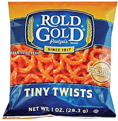 PRETZELS, ROLD GOLD, SAVORY, TWISTS, 1 OZ., 88 BAGS/CT LARGE