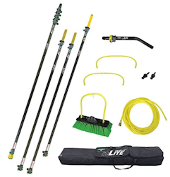 WINDOW CLEANING KIT, UNGER HIFLO, BLACK/YELLOW/GREEN LARGE