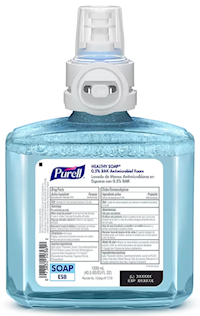 HAND SOAP, FOAMING, PURELL, REFILL, ES8, LIGHT SCENT, 2/CT MAIN