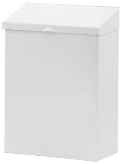 SANITARY NAPKIN DISPOSAL, MENSTRUAL CARE WASTE RECEPTACLE, WHITE THUMBNAIL