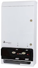 DISPENSER, EVOGEN, DUAL PAD & TAMPON DISPENSER, 25 CENT VEND, WHITE THUMBNAIL
