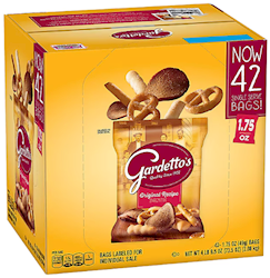 SNACK MIX, GARDETTO'S, ORIGINAL, 1.75 OZ., 42/CT LARGE