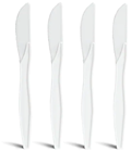 KNIVES, POLYSTYRENE, PERK, MEDIUM-WEIGHT, WHITE, 1000/CT THUMBNAIL