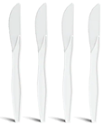 KNIVES, POLYSTYRENE, PERK, MEDIUM-WEIGHT, WHITE, 300/CT THUMBNAIL