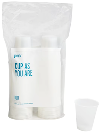 CUPS, COLD, PLASTIC, PERK, CLEAR, 7 OZ., 100/CT MAIN