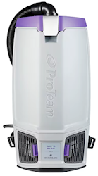 BACKPACK VACUUM, PROTEAM GOFIT 10, W/ 15" CARPET SIDEWINDER TOOL KIT LARGE